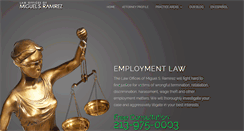 Desktop Screenshot of miguelramirezlaw.com